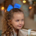 12 Pcs Kids Girl Large Grosgrain Ribbon Cheer Bows With Alligator Hair Clips 5 