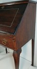 Antique Handmade Solid Wood Drop-front Secretary Writing Desk  Heavy  No Keys