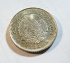 1882 Argentina 10 Centavos Silver Coin High Grade