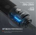 Fifine Studio Condenser Usb Microphone Computer Pc Microphone Kit With Adjustabl
