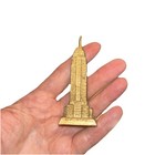 Empire State Building New York City Copper Metal Souvenir Statue Paperweight