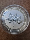 2023 Canada 2oz Silver Maple Leaf Qeii Memorial 1952-2022  priv9999 Fine Silver 