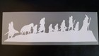 Lord Of The Rings Hobbit Fellowship Caravan Decal 11 x3  Ships Globally 