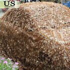 Military Camouflage Netting Desert Camo Tarp Mesh Net Hunting Camping Car Cover