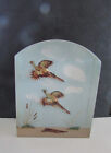 Beautiful Matching Book Ends 6 5 H X 5 5 W  X 2 25  W Golden Pheasants 1950s