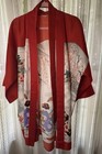 Vintage Made In Japan Geisha Robe Kimono Cherry Blossom Please Read Description
