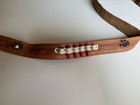 Vintage 1950s Child   s Cowboy Western Jeweled Embossed Belt Faux Bullets 33   
