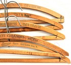  5  Wooden Advertising Clothes Hangers   Portland Oregon