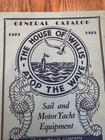 1929 Ej Willis Sail   Motor Yacht Equip  Catalog - Vintage Nautical Seahorses