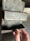 Antique Tin Advertising Match Safe Holder Hampton Nebraska
