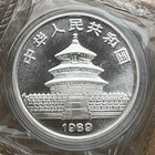 1989 China Silver 10 Yuan Panda - 1 Ozt - Mint Sealed Plastic