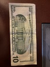 1999 Crisp  10 Ten Dollar Frn Federal Reserve Note    overprint Back Number Error   