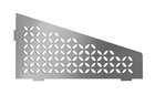 Schluter Shelf E Corner For Tile Shower Brushed Stainless Steel Floral Design