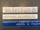 York Safe   Lock Co  Lettering Emblem  Decal  Sticker  New Reproduction