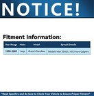 Front Rear Rotors Ceramic Brake Pads For 1999 2000 2001 2002 Jeep Grand Cherokee