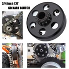Centrifugal Clutch 3 4  Bore  35 Chain 12 Tooth For Go Karts Mini Bike Replace P