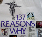 David Bowie  137 Reasons Why  Poster  17 x 27   Rca Promo  1980  Never Used