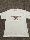 Vintage 90   s Washington D c White Destination T-shirt Size Large Rare Vtg