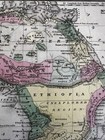 African Continent Unexplored Region Mts  Of Moon 1839 Mitchell Hand Color Map