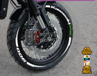 Tire Lettering Ninja 900 Stripes Motorcycle Stickers Set 0 75 set For 2 Tires