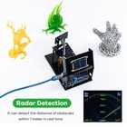 Lafvin Simulation Ultrasonic Radar Sensor Module Diy Kit 180-degree Scanning   