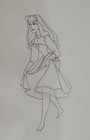 1959 Disney Sleeping Beauty Briar Rose Original Production Drawing Cgc Art   
