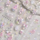 3 Sheets Christmas Nail Art Stickers Self-adhesive Xmas Tree Snowflake Style 2