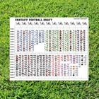 2025 Fantasy Football Draft Board   Color Photo Labels - Draft Kit