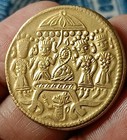 India-great-hindu-temple Token Copper Approx 200 Years Old- Bajrang Wali 