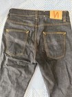 Nudie Jeans Co Men   s Slim Fit Dark Wash Blue Stretch Cotton Denim 5-pocket