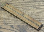 Stanley No  62 Brass Bound Folding Carpenter   s Rule-antique Hand Tool-ruler