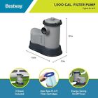 Bestway Flowclear 1 500 Gph  58389 Above Ground Swimming Pool Pump  euro Plug 