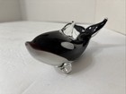 Orca Killer Whale Glass Paperweight Figurine Murano Style