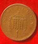 1 New Penny United Kingdom 1971 Original Elizabeth ii D  G  Reg  F  D  1971 Rare