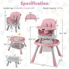 Honey Joy 16-in-1 Baby High Chair Convertible With Toys And Booster Seat Pink