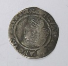 1568 7 Sterling Silver Sixpence - Queen Elizabeth 1st - Circulated  Bent