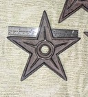 5 Vintage Cast Iron Anchor Plate 5-sided Star Building Architecture   6 Inch