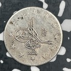 Ah 1293  1876  Egypt 2 Kurus Lot f8549 Silver 