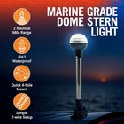 Boat Anchor Light  12  Led Stern Light  Uscg Tested Fold-down Waterproof Marine 