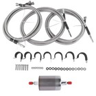 Stainless Steel Braided Fuel Lines Kit Replacement For Chevy Silverado Gmc 