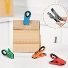 3 6 9pcs Magnetic Reusable Sealing Bag Clips For Food Storage