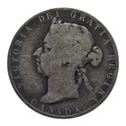 Scarce 1892 Canada 50 Cents World Silver Coin Circulated 925 Fine  3546asw