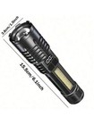 1pcs High Lumen Rechargeable Flashlight  Abs Led Flashlight Xhp50 Usb Super
