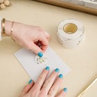  Thank You Stickers     500pcs Roll Greenery Gold Foil Thank You Stamp     1 5 