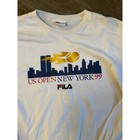Vintage 1999 Us Open Tennis Fila Graphic Long Sleeve Tee Shirt Size Xl