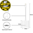 Sd Card Reader For Iphone ipad  apple Mfi Certified  2 In 1 2ports  White