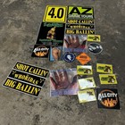 Vintage 90s Rap Hip-hop Promo Sticker Lot