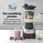 Hamilton Beach Wave Action Blender For Kitchen  48 Oz- Black