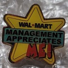 Walmart Pin Set Management Appreciates Collectible Associate Lapel Pins Lot Of 2