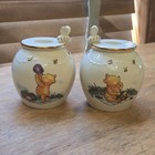 Lenox Classic Pooh Honeypot Candlesticks Taper Candle Holders 3 5 8   2002 
